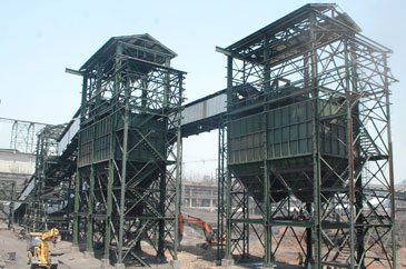 Gevra Coal Handling Plant with Silos.