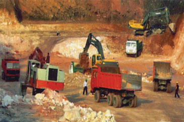 Construction of Haul Road for Dudhichua project.